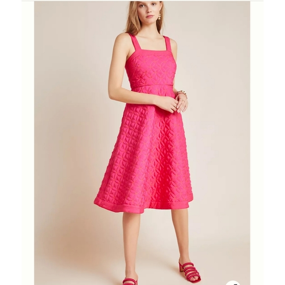 ANTHROPOLOGIE × Maeve Tomasa Quilted Mini Dress